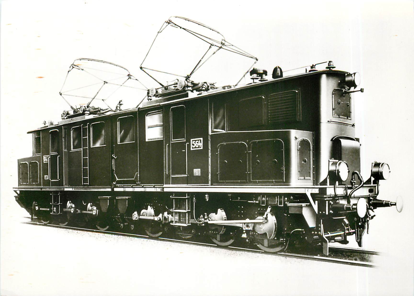 CPM Preussische staatseisenbahnen elektrische Guterzug lokomotive