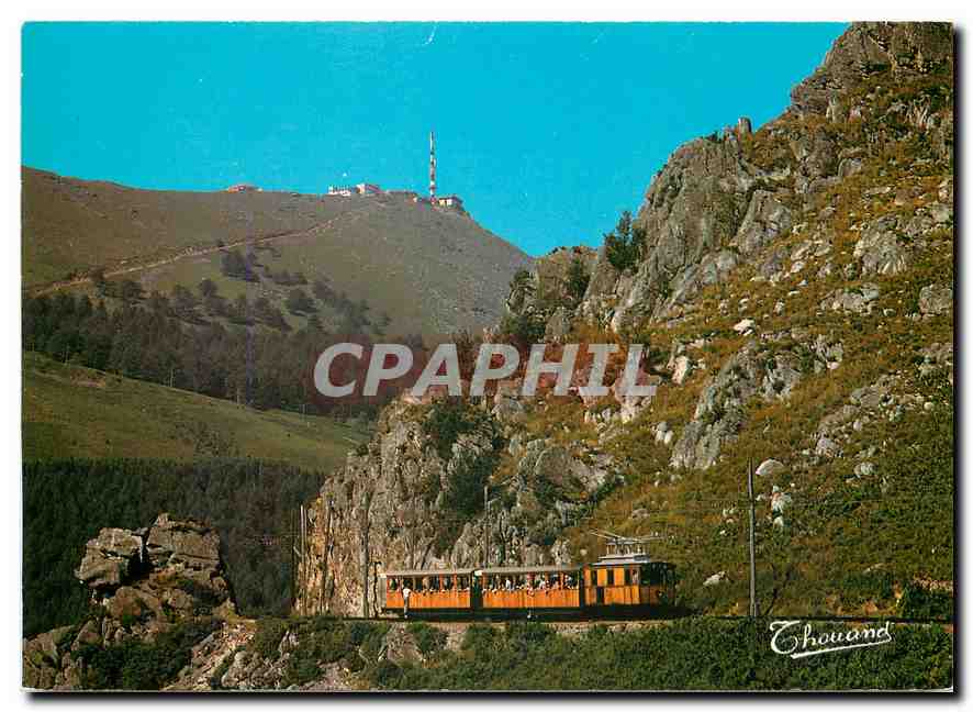 CPM Pays Basque la Rhune la Brèche et le funiculaire