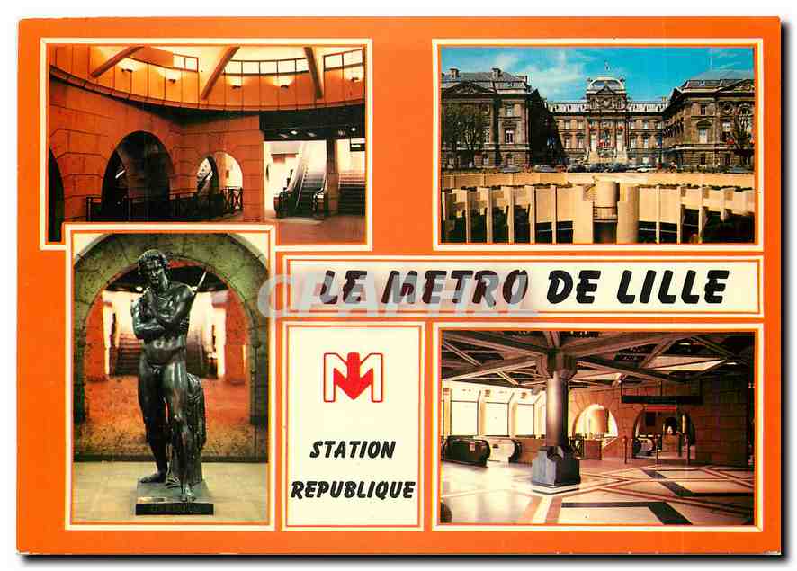 CPM Le métro de Lille station république