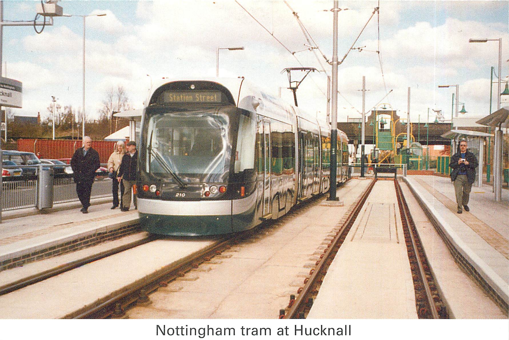 CPM Nottingham tram at Hucknall