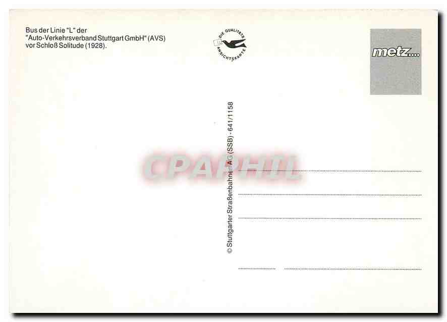 CPM Auto-Verkehrsverband Stuttgarl GmbH — Rückseite