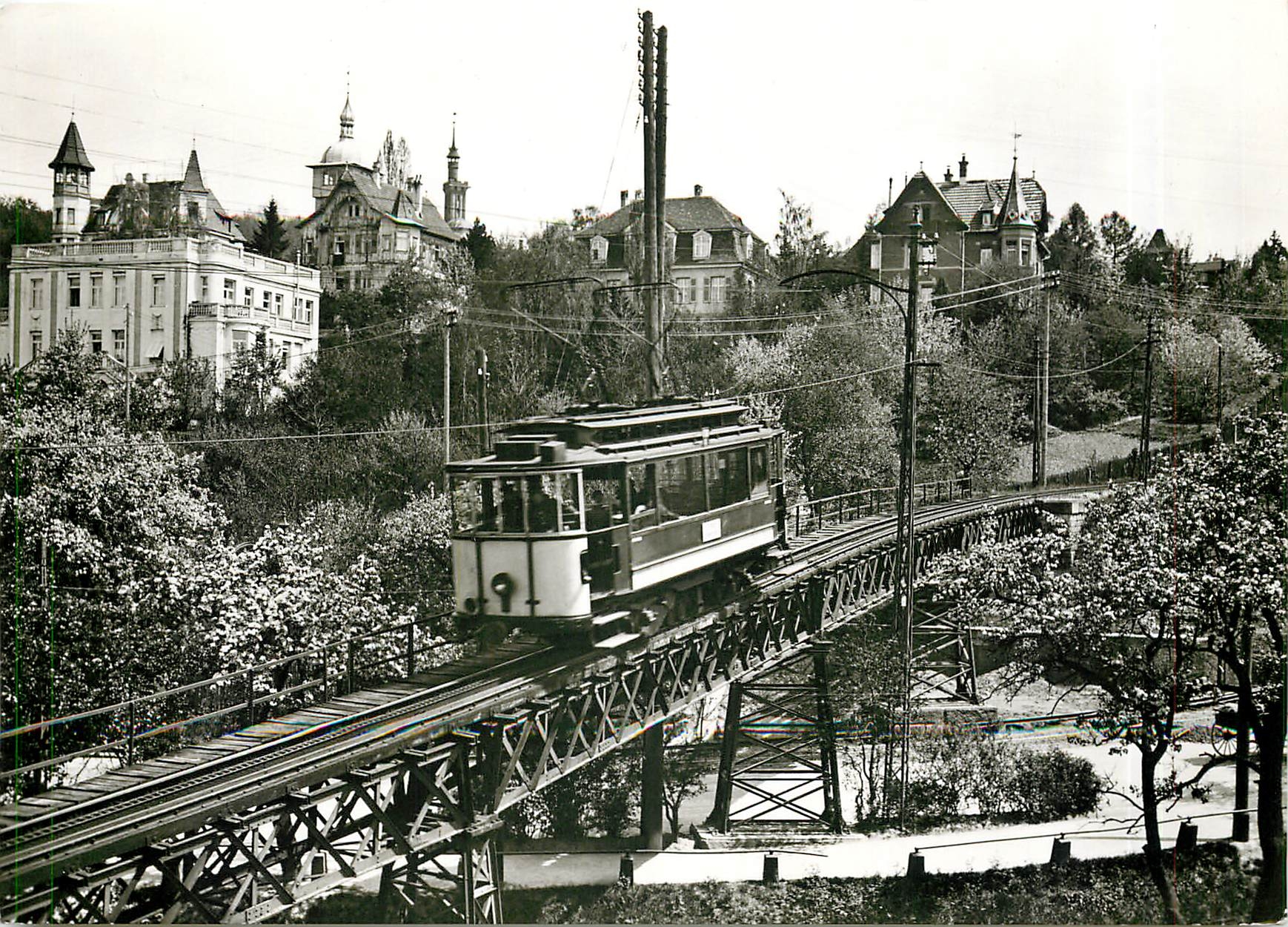 CPM Stuttgart Zahnradbahn Brucke uber Obere Winsteige oktober 1912