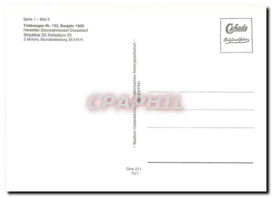 CPM Triebwagen Baujahr hersteller ….. — Verso