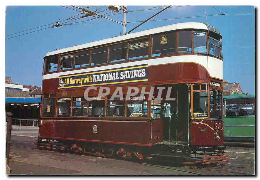 CPM Tramcar built by Edinburgh Corporation now operating at blackpool on loan from Lothian museum 