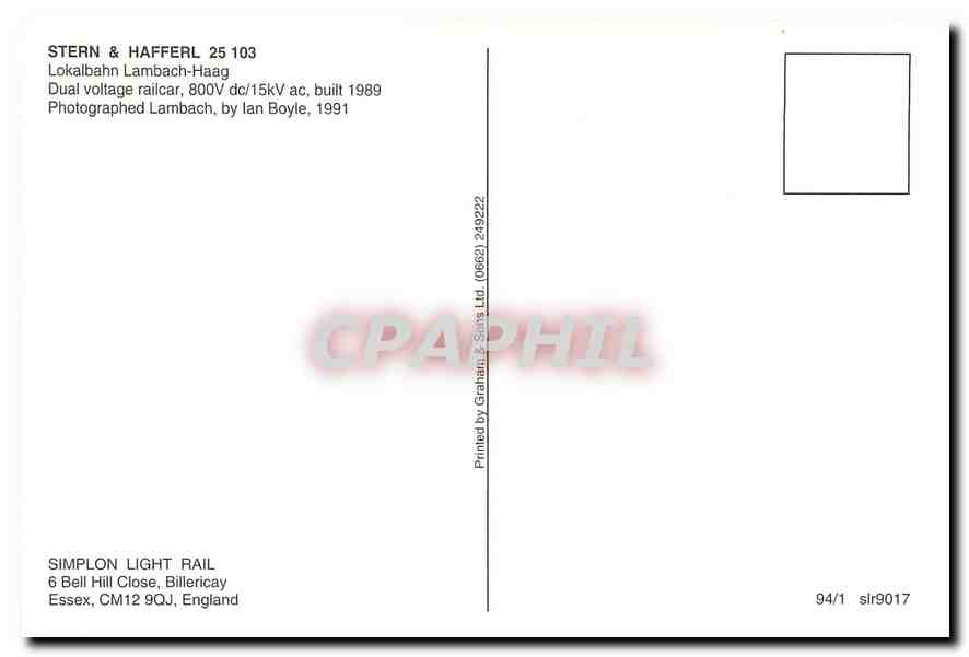 CPM Sterin Hafferl dual voltage railcar — Verso