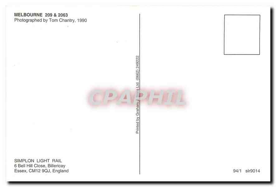 CPM Melbourne — Verso