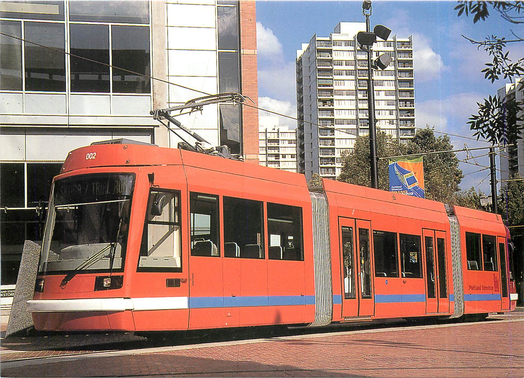 CPM Low floor tram of Portland steetcar