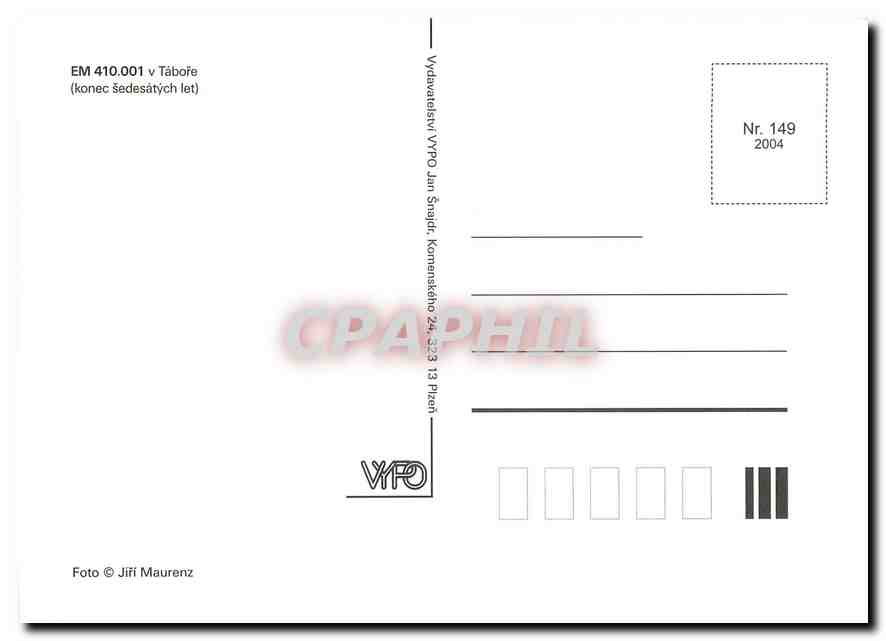 CPM  Tabore konec sedessatych let — Verso
