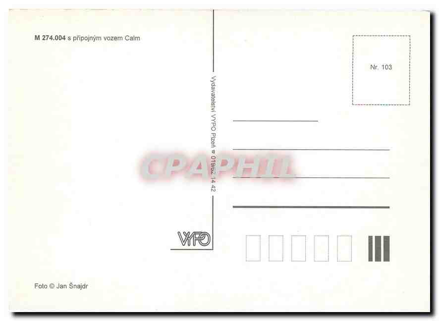 CPM Pripojnym vozem Calm — Verso