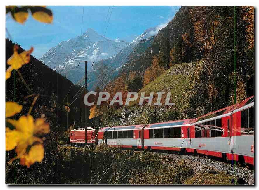 CPM Zermatt Bahn Glacier express mit panoramawagen