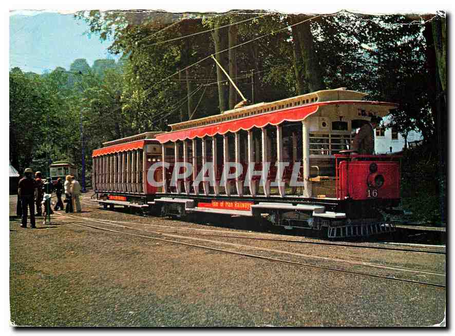 CPM Railway electric car at Laxey
