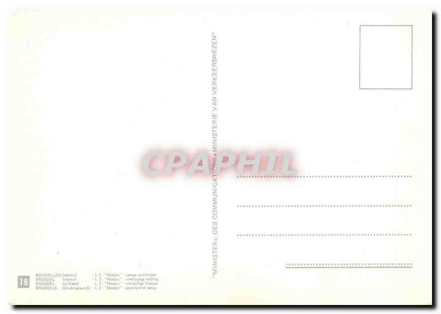 CPM Bruxelles Madou provisional ramp — Verso