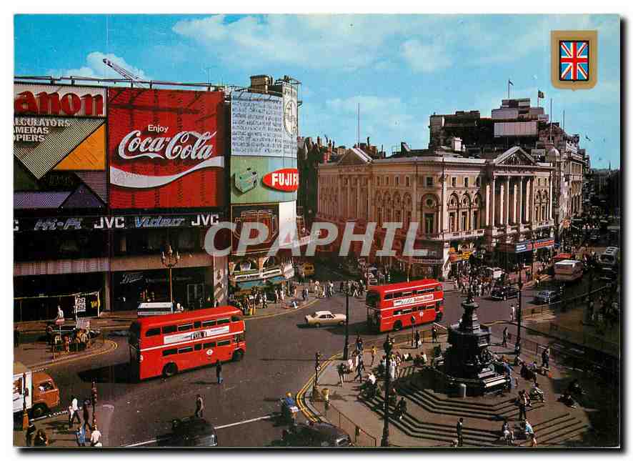 CPM London Piccadilly circus and statue of Eros