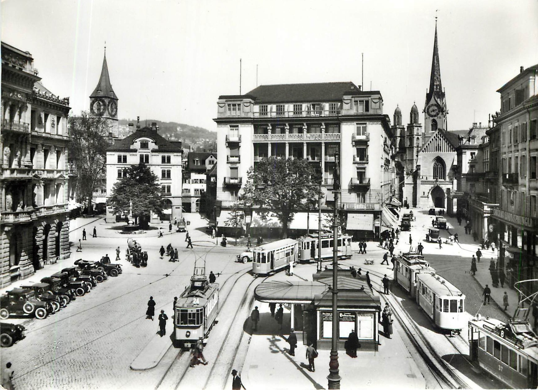 CPM  Zurich Paradeplatz verein tram museum Zurich