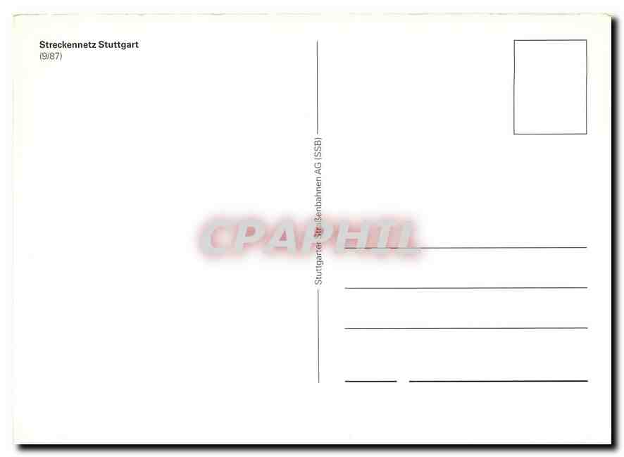 CPM Streckennetz Stuttgart — Verso