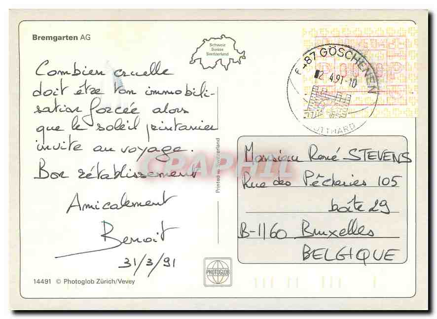 CPM Bremgarten — Verso