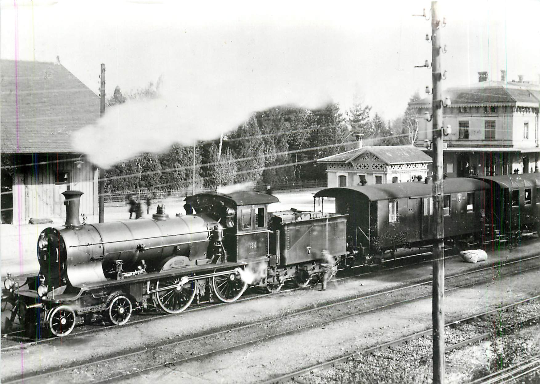 CPM Bahnhof Thalwil SBB lokomotive