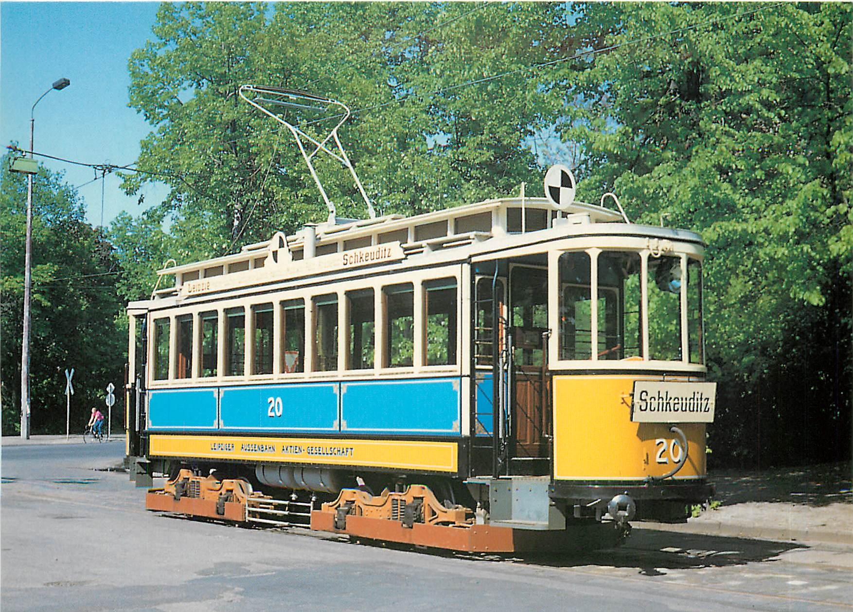 CPM Historischer  Triebwagen der Leipziger Aubenbahn