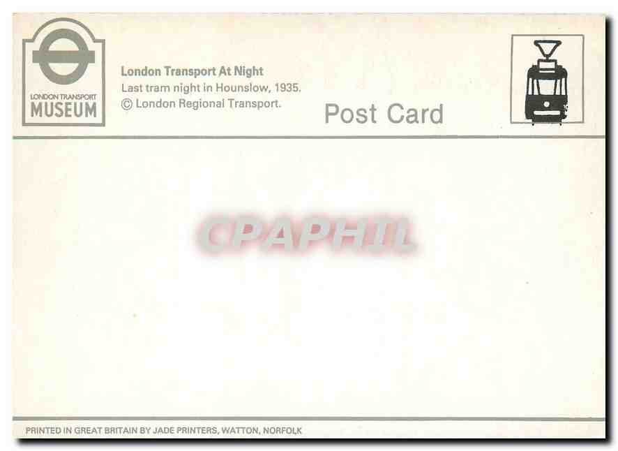 CPM London transport at night — Verso