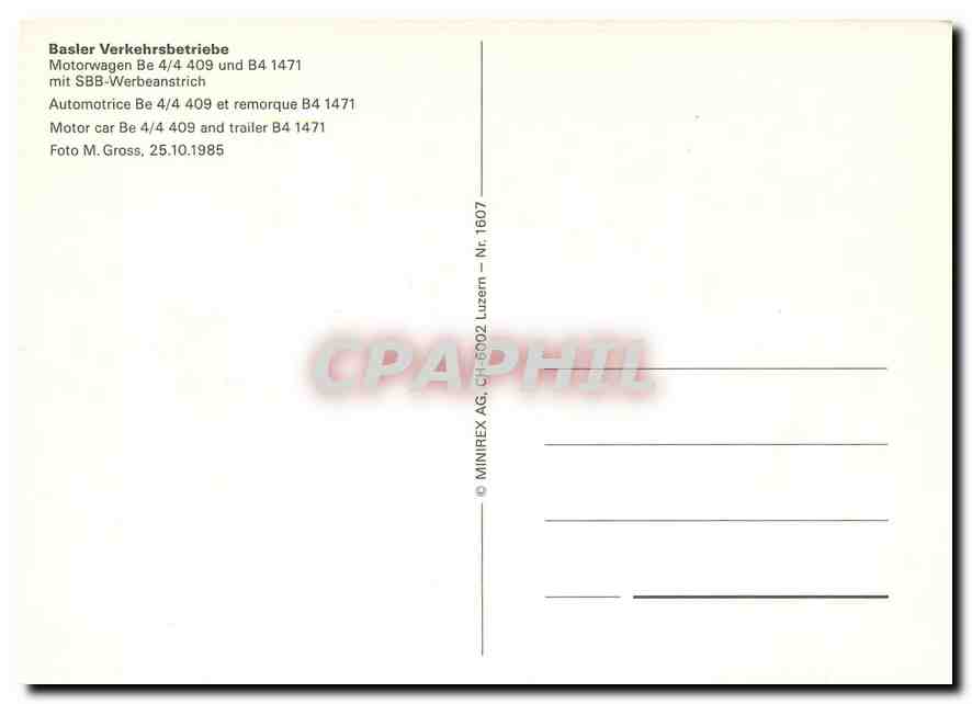CPM Basler Verkehrs Betriebe — Verso