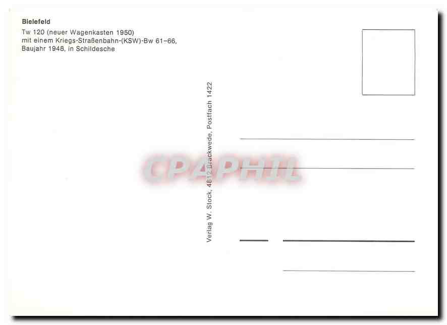 CPM Bielefeld — Verso