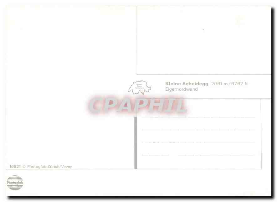 CPM Kleine Scheidegg — Verso