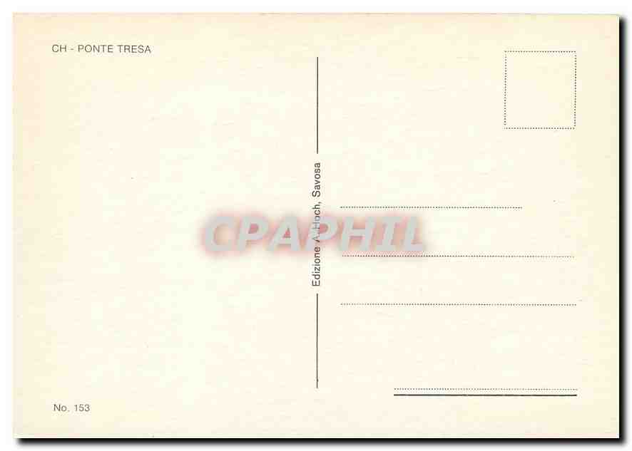 CPM Ch Ponte Tresa — Verso