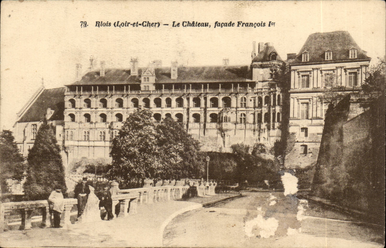 Blois CPA Le chateau facade Francois 1er