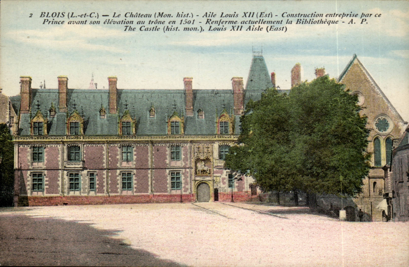 Blois CPA Le chateau Aile Louis XII