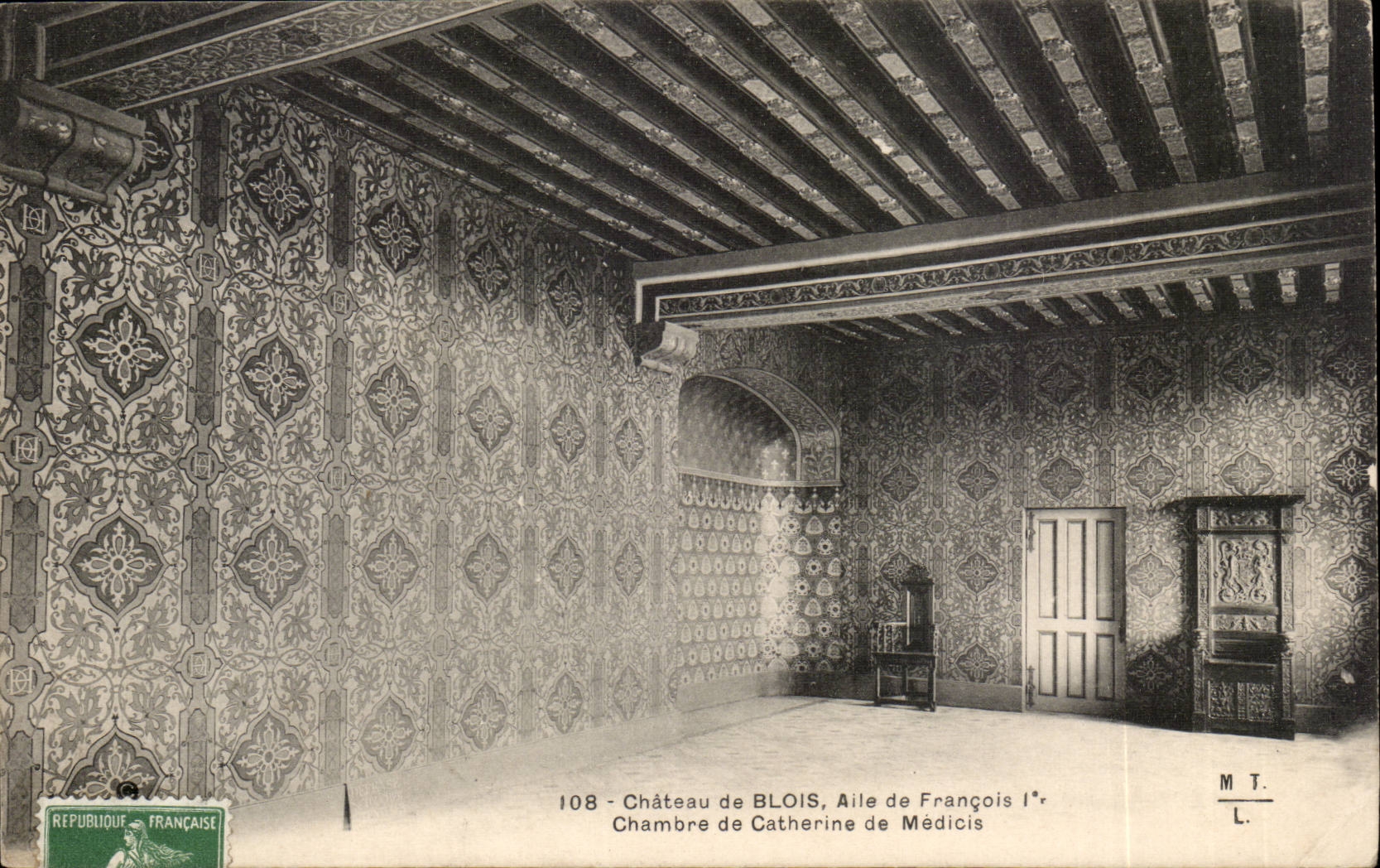 Schloss Blois, Flügel von François Ier — Zimmer von Catherine de Médicis — M.T.L.