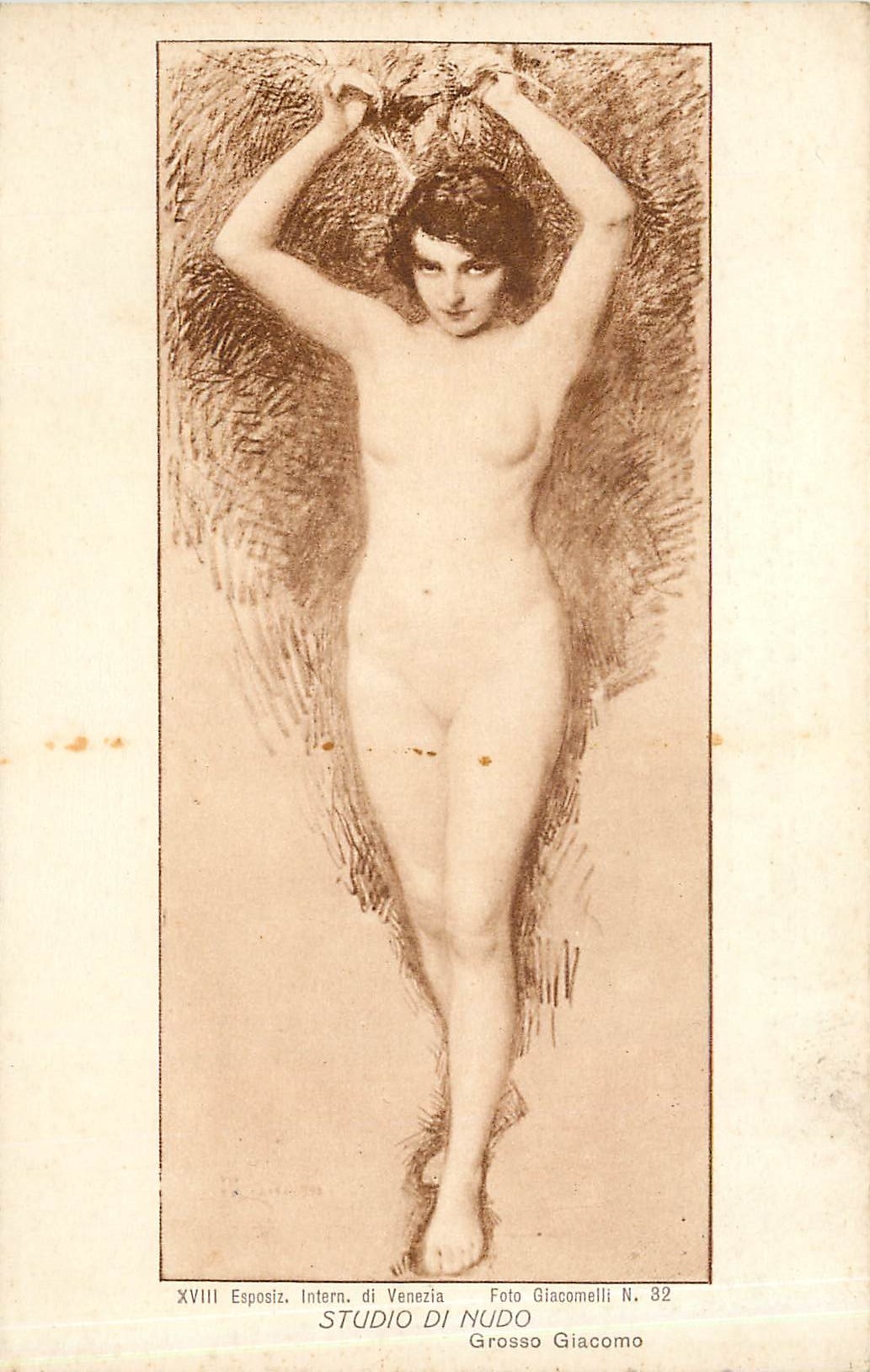 Nudité féminine — XVIIIe Exposition internationale de Venise — Studio di Nudo, Foto Giacomelli N. 82