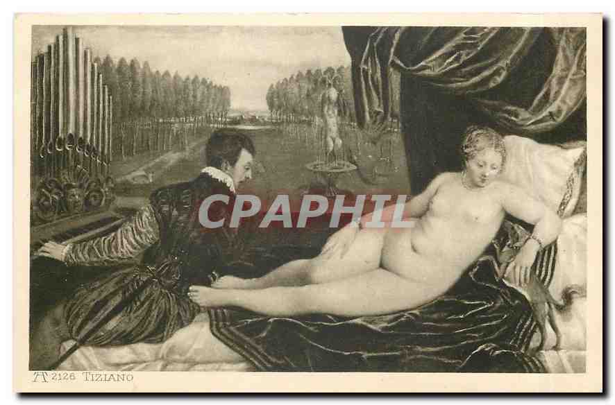 CPA Femme nue erotique Tiziano