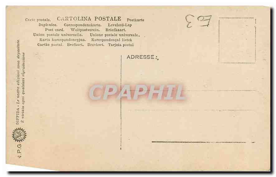 Roma - Accad. S. Luca - L'Iride (Guido Head) — série 878, éditeur V.P.G. — Rückseite