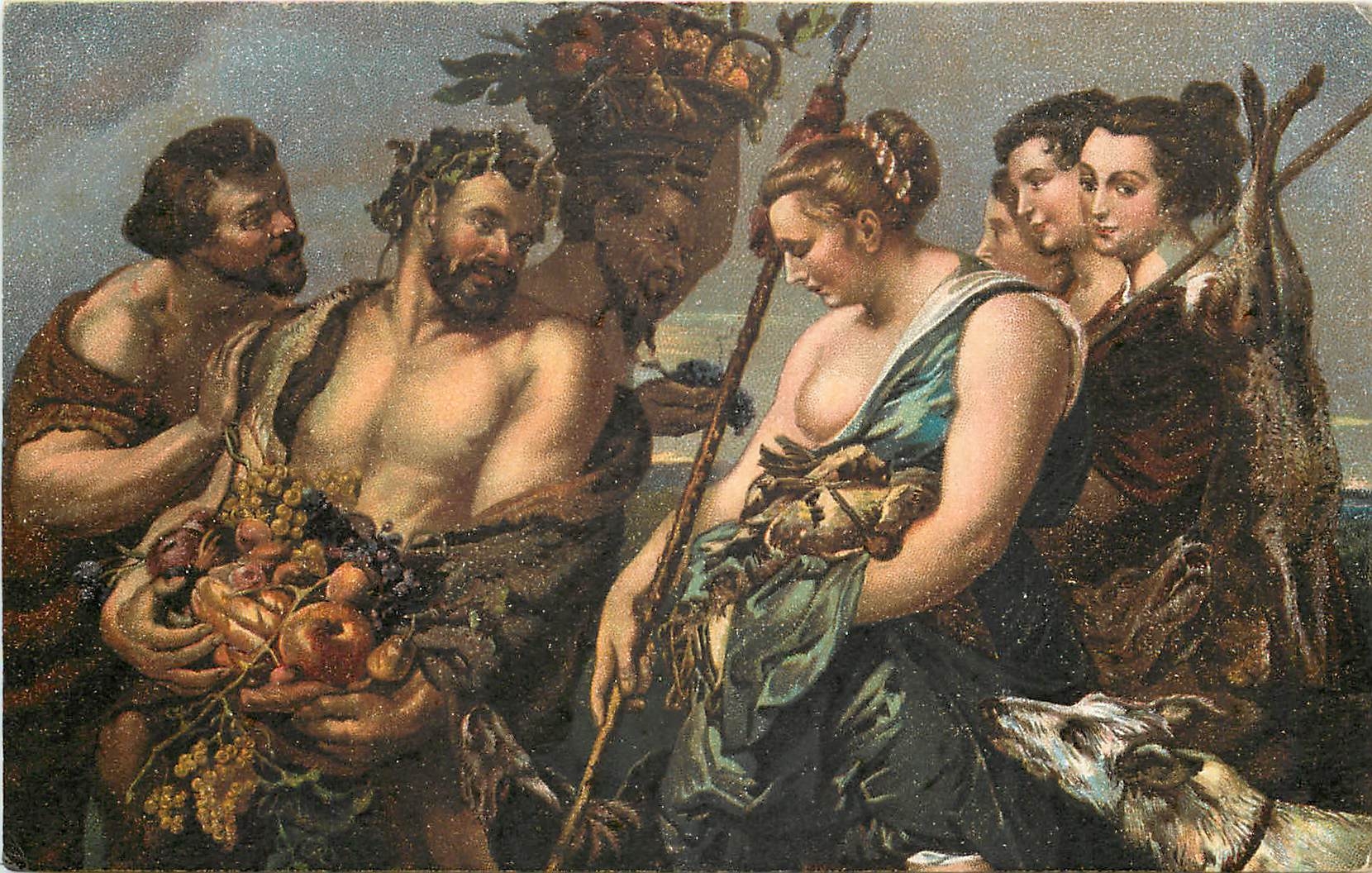 CPA Femme nue erotique Rubens