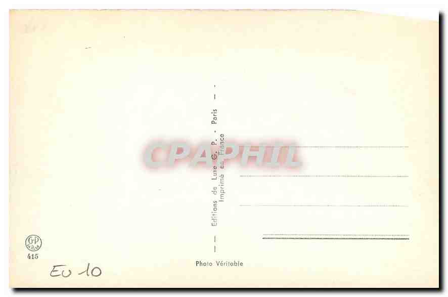 Femme nue — pose sensuelle — Éditions de Luve G.P., Paris — Verso