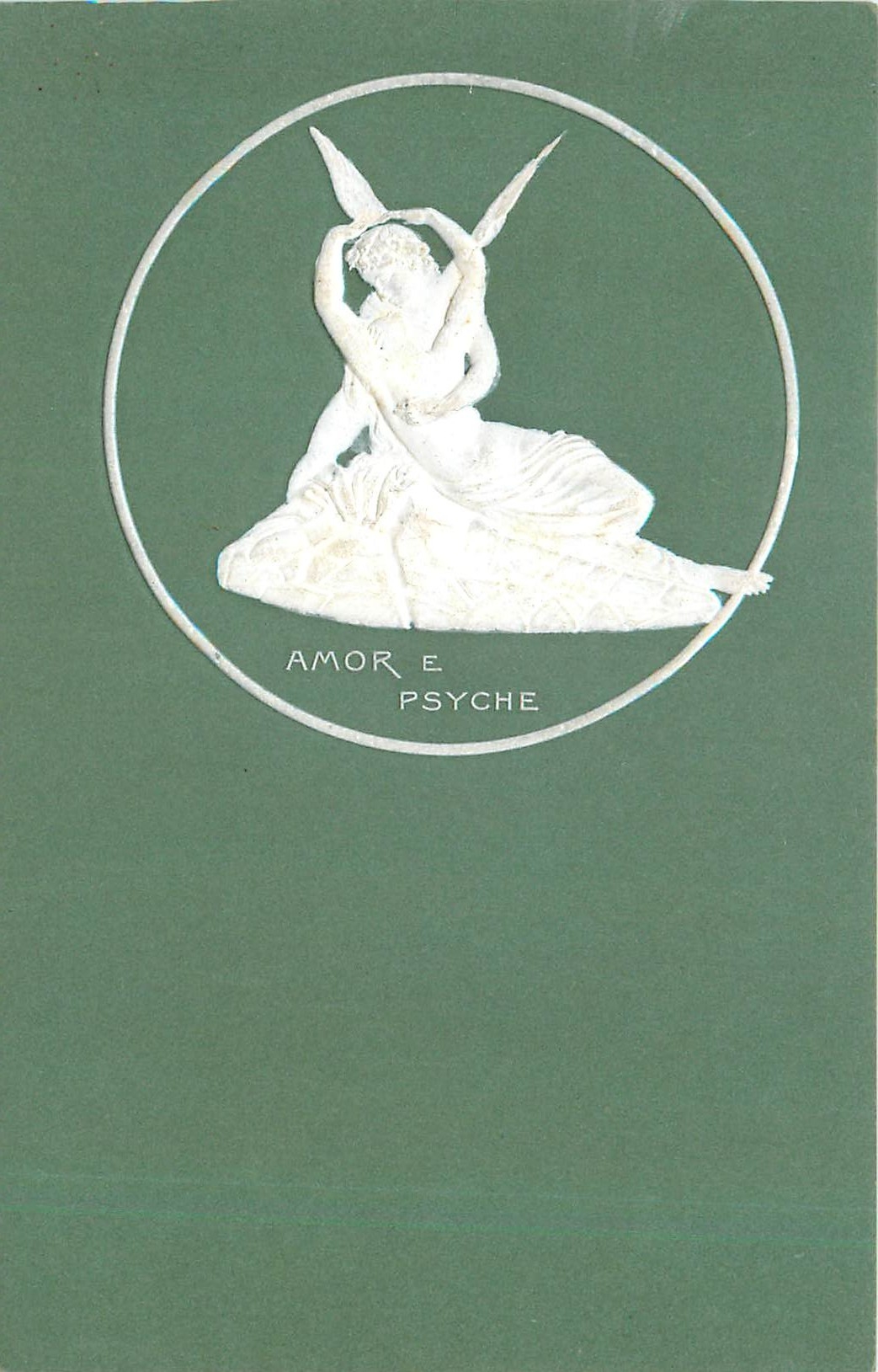 Amor et Psyché — motif sculpté — éditeur non visible