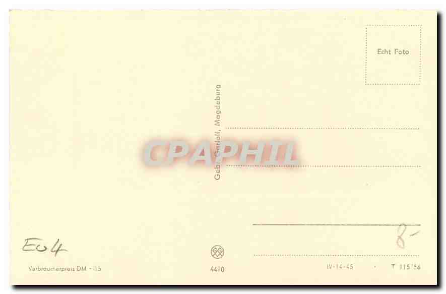 CPA Femme nue erotique  — Rückseite