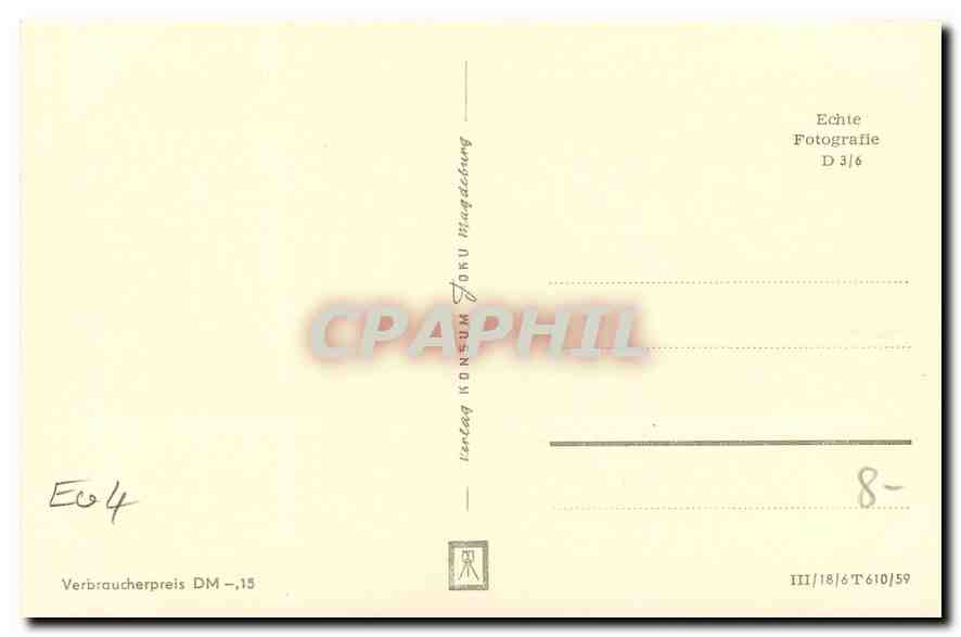 Femme en maillot de bain — tenant un filet de pêche — éditeur CPAPHIL, n° III/18/6 T 610/59 — Rückseite