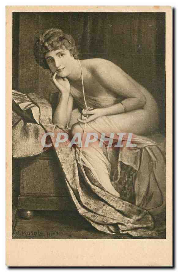 CPA Femme nue erotique 