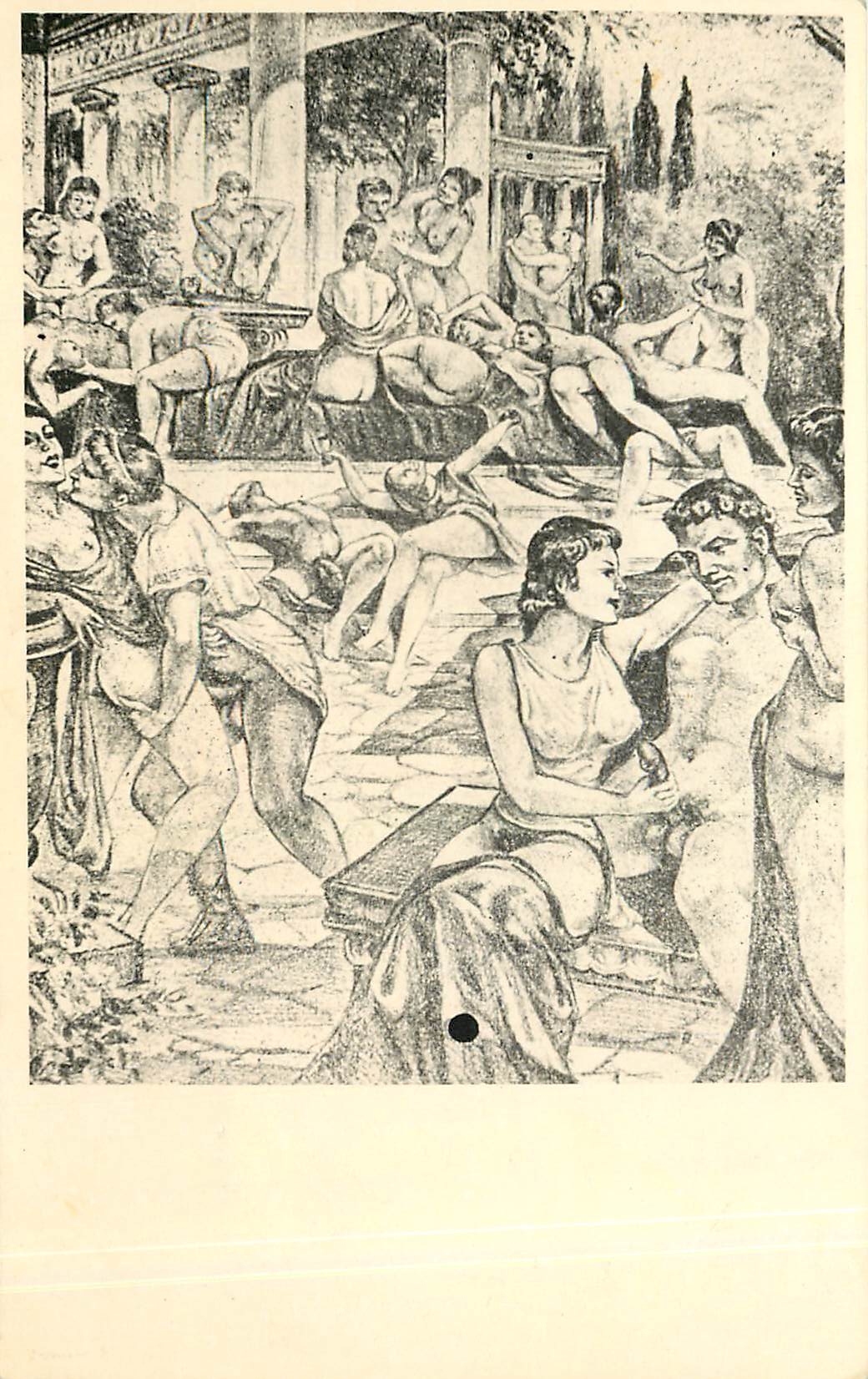 CPA Femme nue erotique 