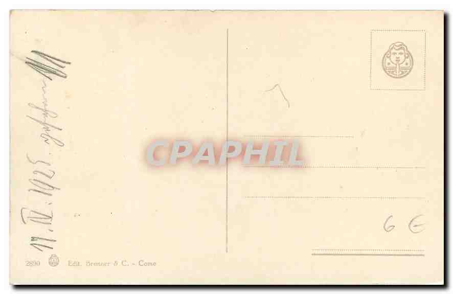 CPM Lago di Garda Isola Garda Villa Borghese  — Rückseite