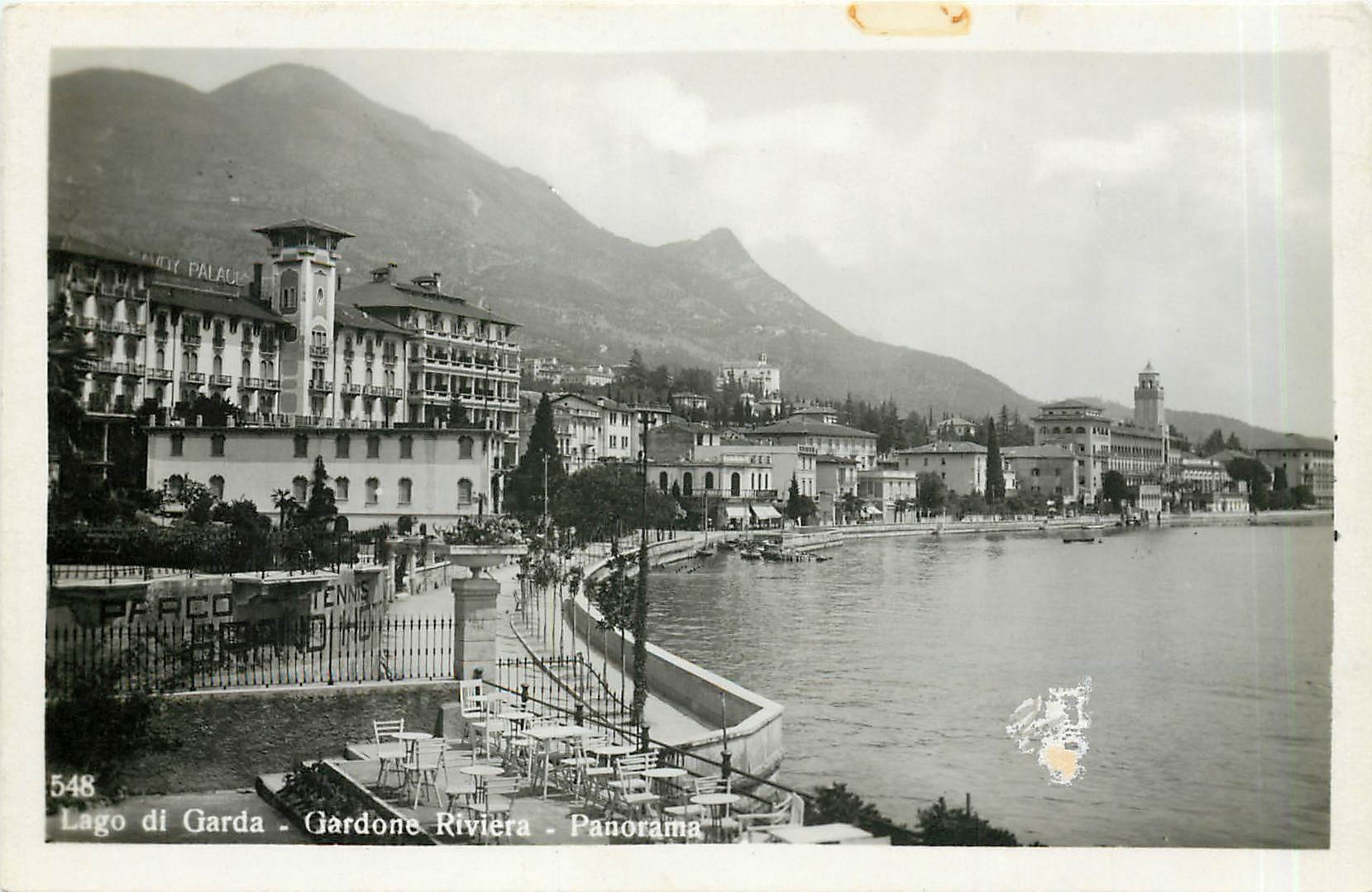 CPM Lago di Garda Gardone Riviera Panorama 