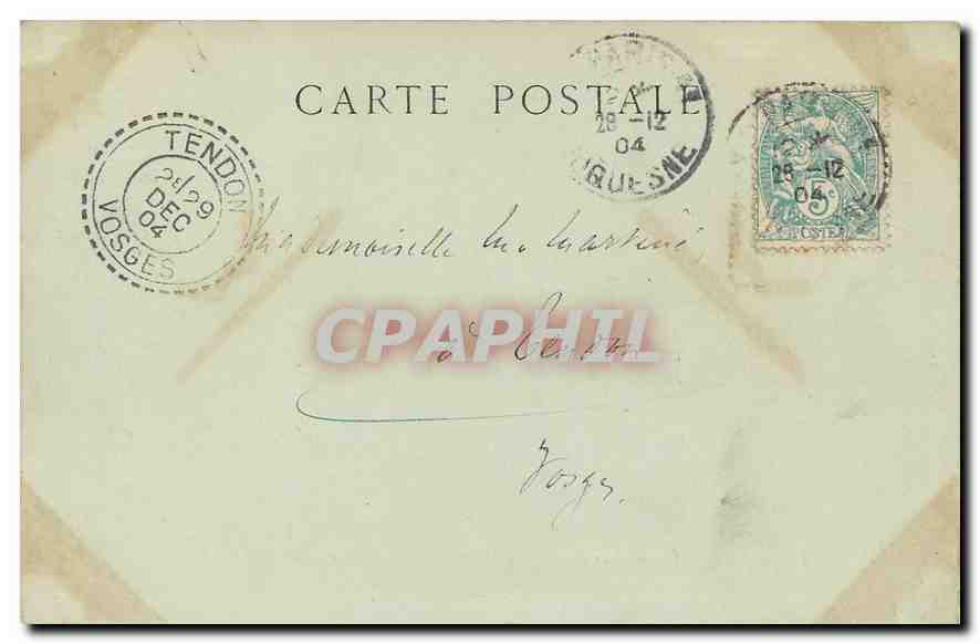 Paris-Mondain — Nos Élégantes au Bois, Victoria attelée à deux — Collections ND Phot — Verso