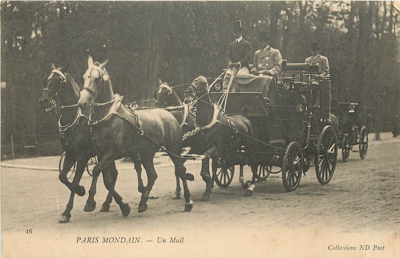 Paris Mondain — Un Mail — Collections ND Phot