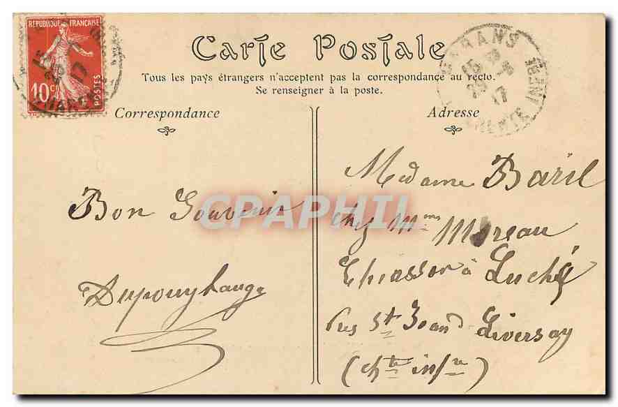 Paris Nouveau — Nos jolies cochères — Valentin's & Taximètre — Rückseite