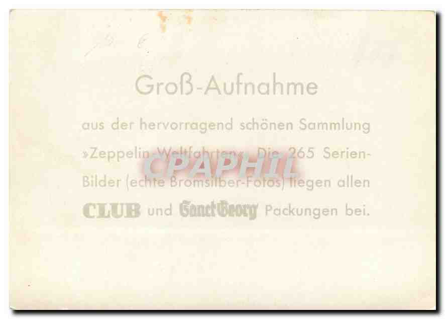 CPM Zeppelin Aviation  — Rückseite