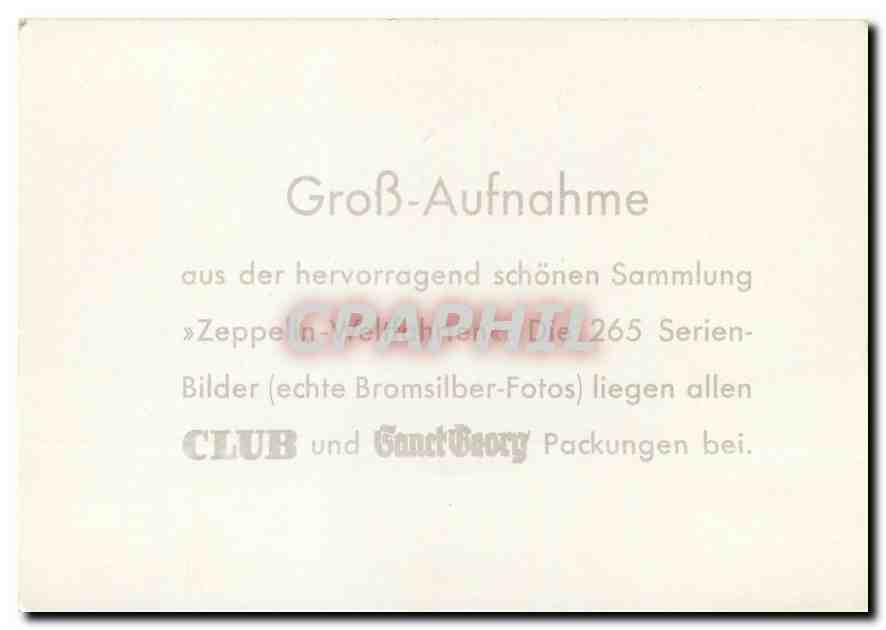 CPM Zeppelin Aviation England Fahrten Brighton — Rückseite