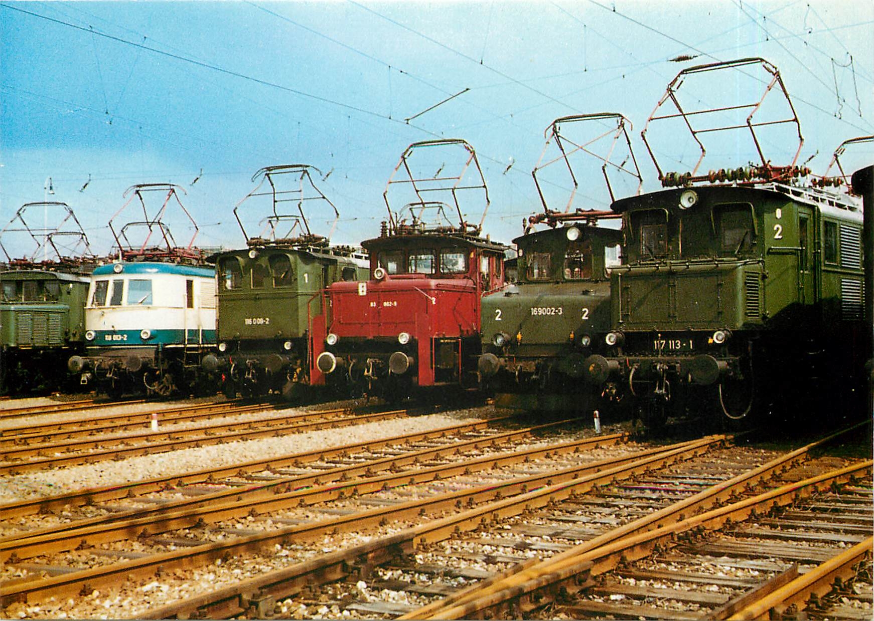 CPM Locomotive 118 013 2 Locomotive 116 009 2 Locomotive 163 002 9 Locomotive 169 002 3 Locomotive 1