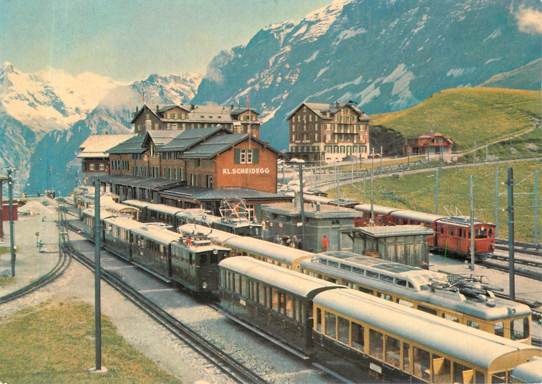 CPM Station Kleine Scheidegg Wengernalpbahn Jungfraubahn 