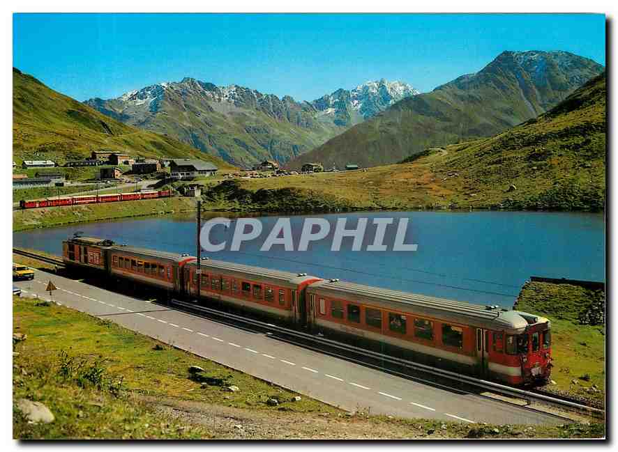 CPM Switzerland Die Furka Oberalp Bahn auf der Oberalp Passhole 